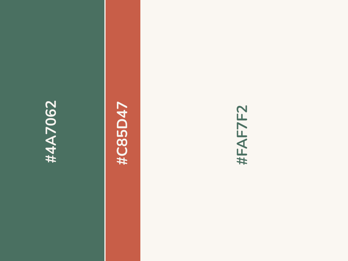 Color palette, placeholder image